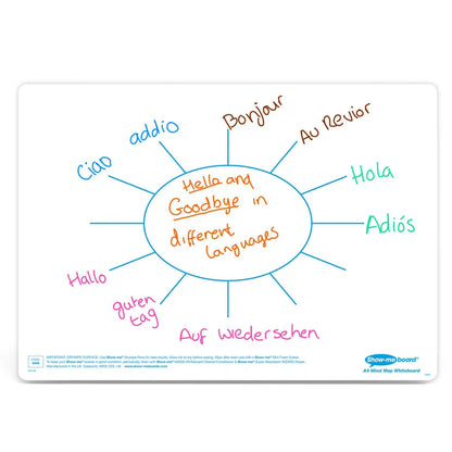 Show-me A4 Mind Map Whiteboards | The Dyslexia Shop