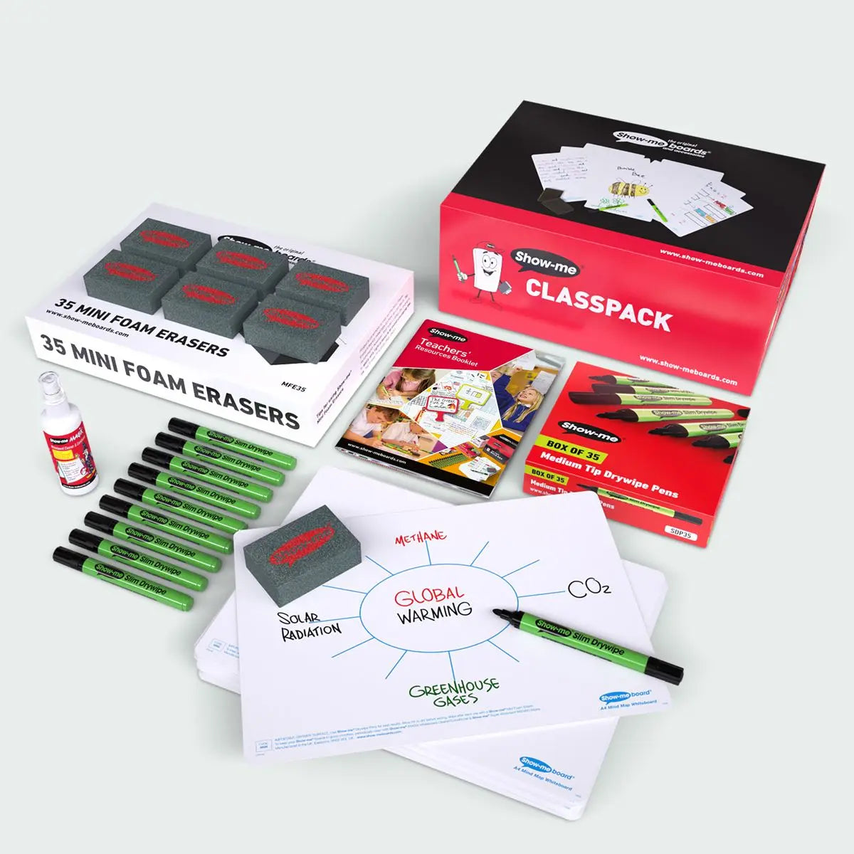 Show-me A4 Mind Map Whiteboards | The Dyslexia Shop