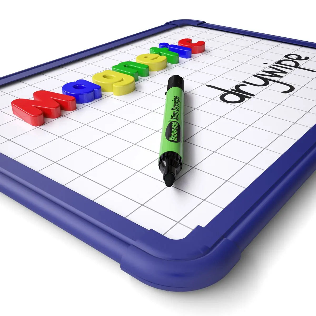 Show-me Gridded/Plain Magnetic Framed Whiteboards | The Dyslexia Shop