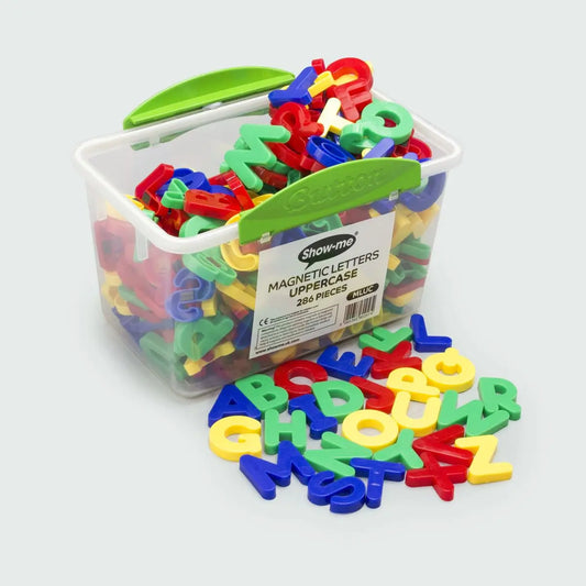 Show-me Magnetic Uppercase Letters - Tub of 286 | The Dyslexia Shop