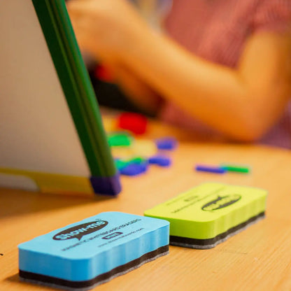 Show-me Magnetic Whiteboard Erasers, Assorted Colours | The Dyslexia Shop