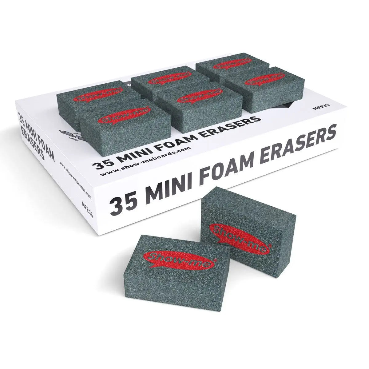 Show-me Mini Foam Erasers - Pack of 35 | The Dyslexia Shop