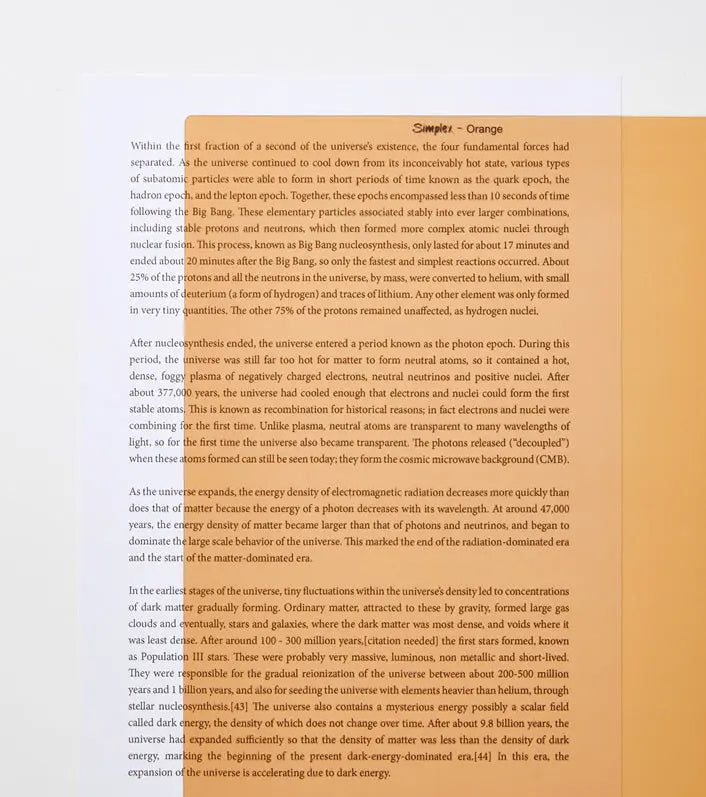 Simplex A4 Coloured Overlay | The Dyslexia Shop