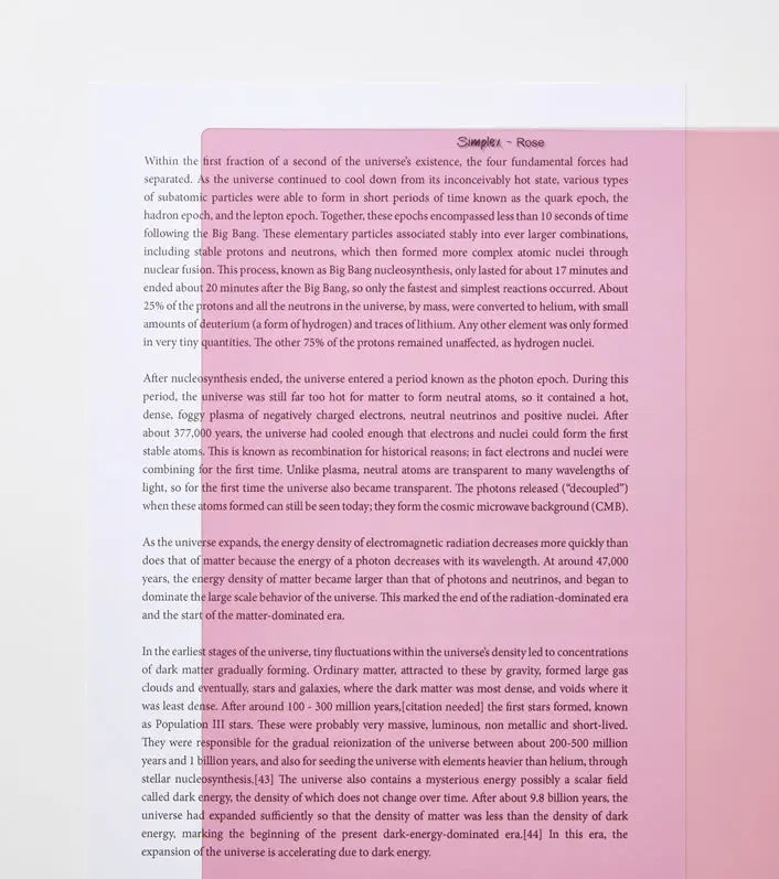 Simplex A4 Coloured Overlay | The Dyslexia Shop