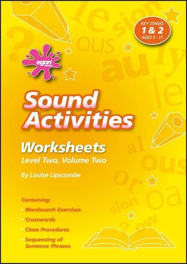 Sound Activities - Worksheets Level Two, Volume Two | The Dyslexia Shop