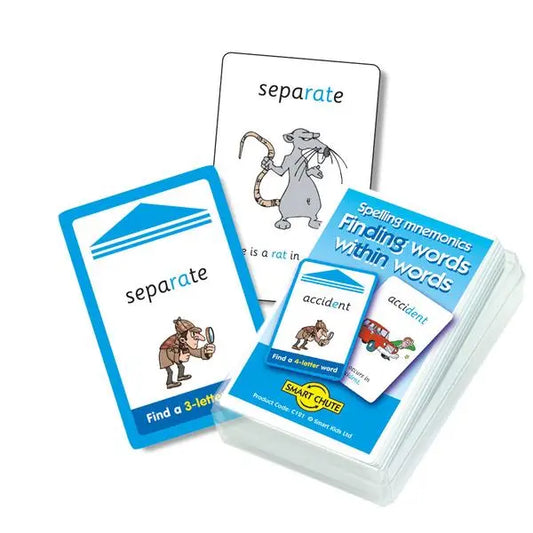 Spelling Mnemonics Chute Cards | The Dyslexia Shop
