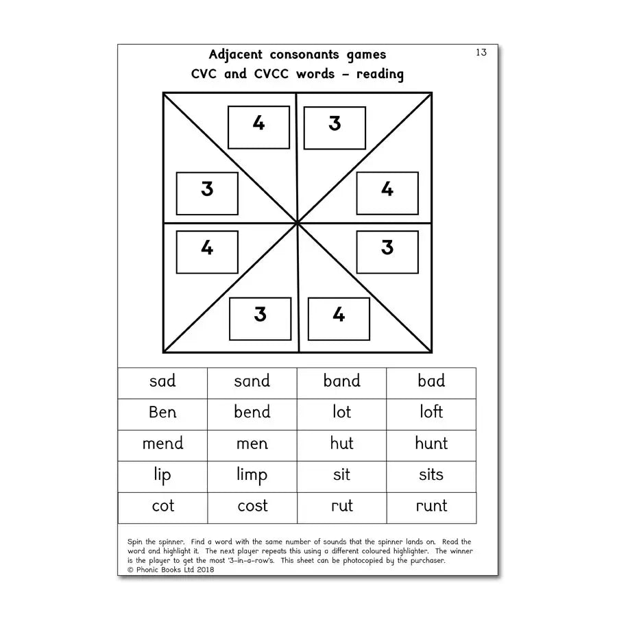 Spin, Read & Spell, Book 1 - Phonic Books | The Dyslexia Shop