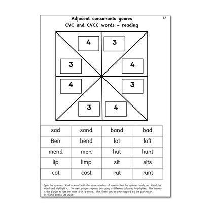 Spin, Read & Spell, Book 1 - Phonic Books | The Dyslexia Shop
