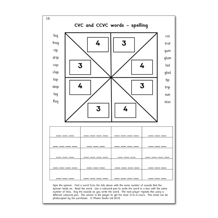 Spin, Read & Spell, Book 1 - Phonic Books | The Dyslexia Shop