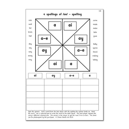 Spin, Read & Spell, Book 2 - Phonic Books | The Dyslexia Shop
