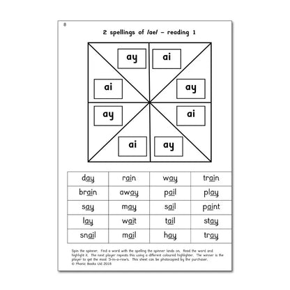 Spin, Read & Spell, Book 2 - Phonic Books | The Dyslexia Shop