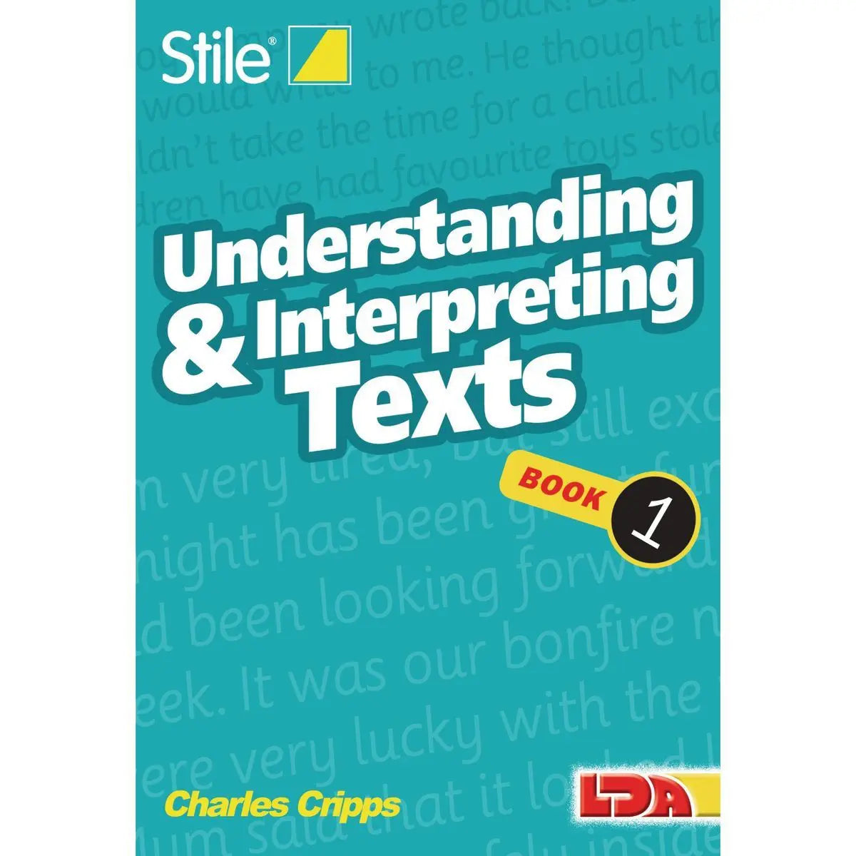 Stile Understanding and Interpreting Texts - Books 1-12 | The Dyslexia Shop