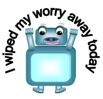 The Worry Wiper Stickers Set | The Dyslexia Shop