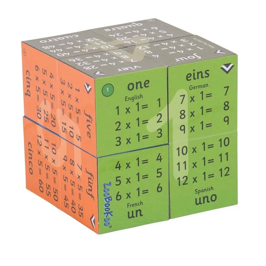 Times Tables Learning Cube Book (Multiplication 1 to 12) | The Dyslexia Shop