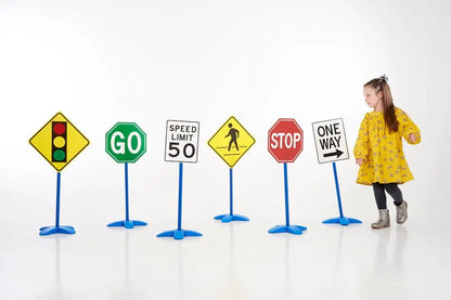 Traffic Sign Set - Pk6 | The Dyslexia Shop