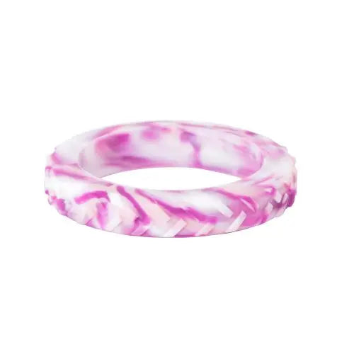 Tread Sensory Chew Bangle, Child - Pink Camo | The Dyslexia Shop