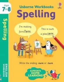 Usborne Workbooks Spelling 7-8 | The Dyslexia Shop