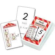 Visual Subtraction Chute Cards | The Dyslexia Shop