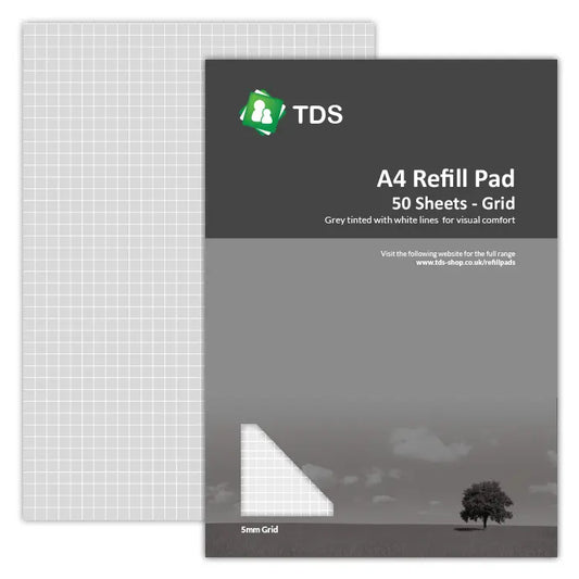 White Squared A4 Pad | The Dyslexia Shop