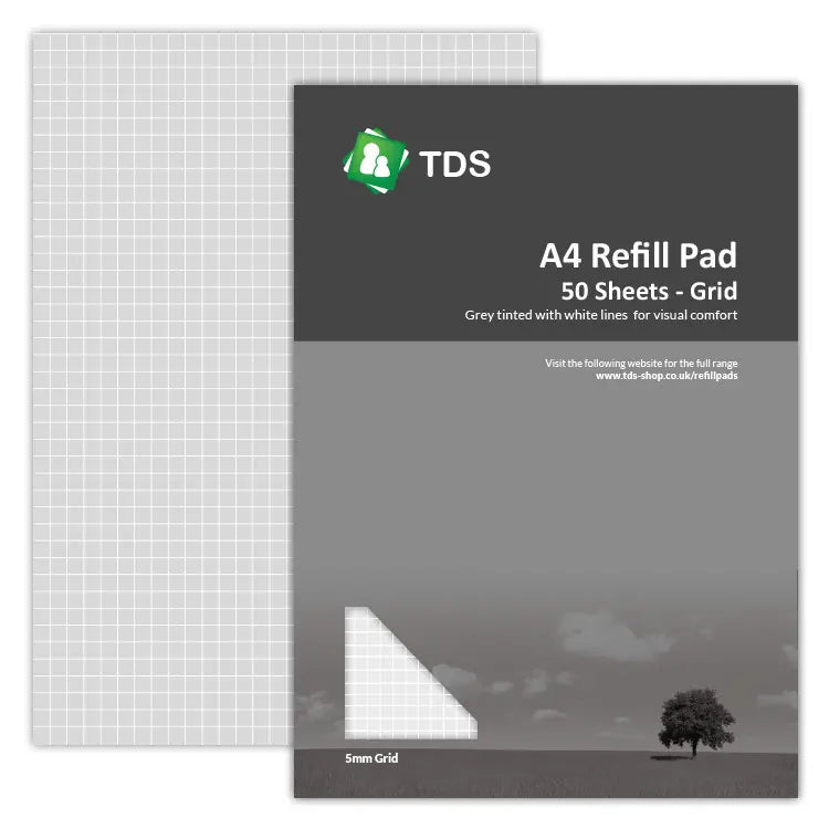 White Squared A4 Pad | The Dyslexia Shop