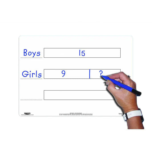 Whiteboard - Pen-Board-Felt - Bar Modelling | The Dyslexia Shop