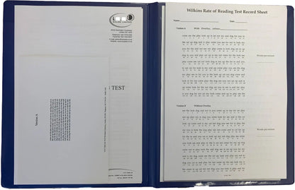 Wilkins Rate Of Reading Test | The Dyslexia Shop