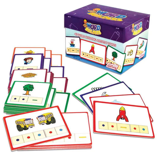 Word Builders Activity Cards (for use with tri-blocks tub) | The Dyslexia Shop