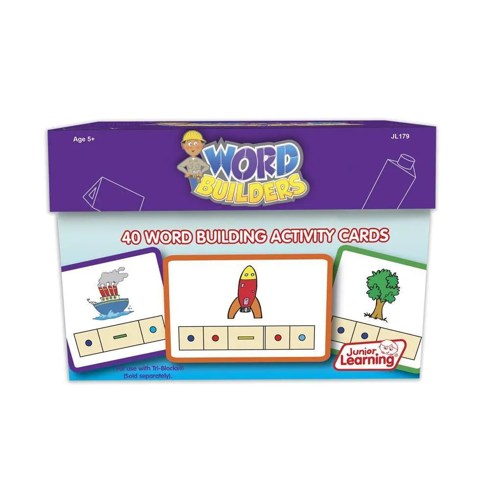Word Builders Activity Cards (for use with tri-blocks tub) | The Dyslexia Shop
