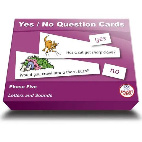 Yes - No Question Cards Phase 5 | The Dyslexia Shop