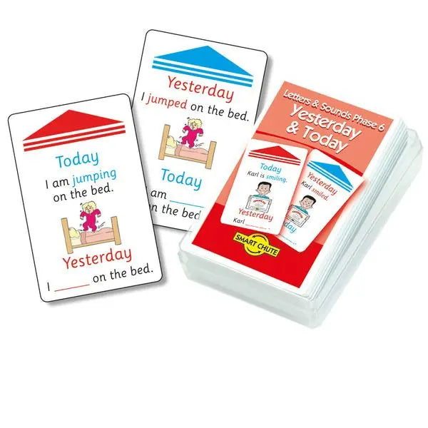 Yesterday and Today Chute Cards | The Dyslexia Shop