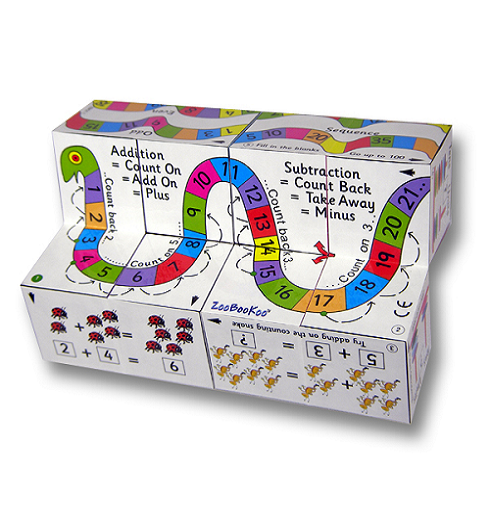 Add & Subtract Learning Cube Book