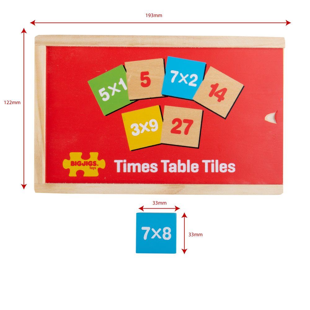 Bigjigs Toys Times Table Box - Educational Games
