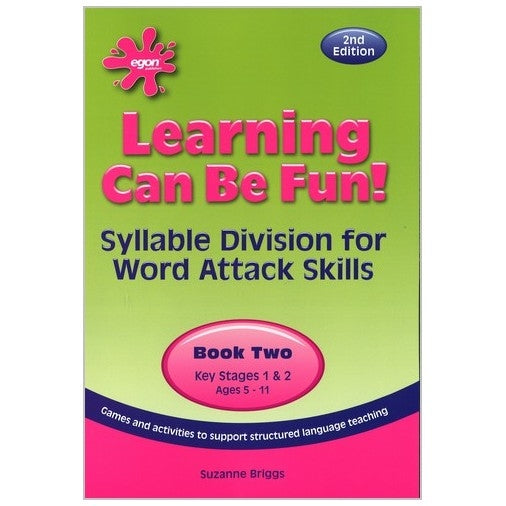 Learning Can Be Fun! - Syllable Division for Word Attack Skills (Book Two)