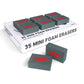 Show-me Mini Foam Erasers - Pack of 35