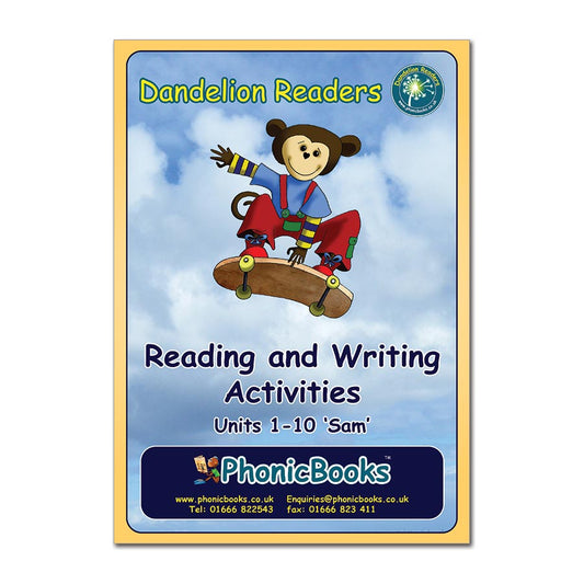Dandelion Readers, Set 1 Units 1-10 Reading & Writing Activities - Sam