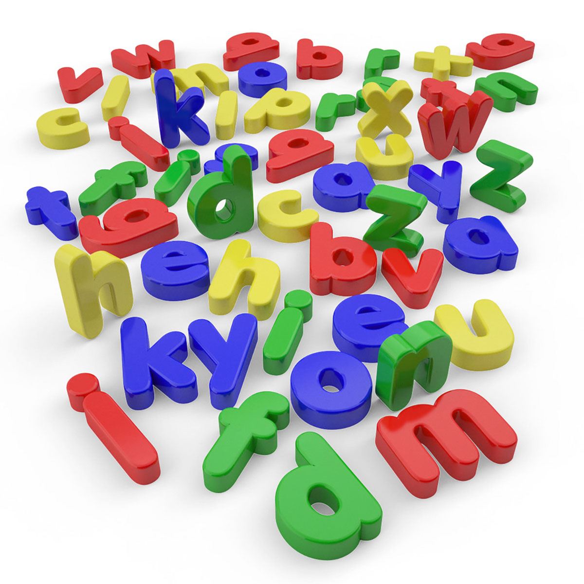 Show-me Magnetic Lowercase Letters - Tub of 286