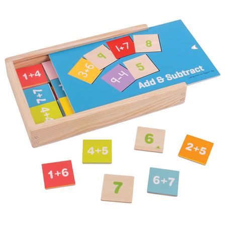 Bigjigs Toys Add and Subtract Box - Educational Games