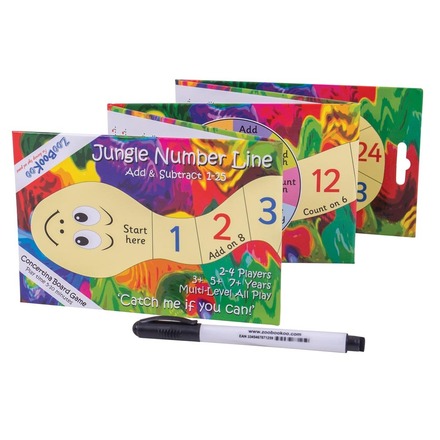 Jungle Number Line - Concertina Board Game