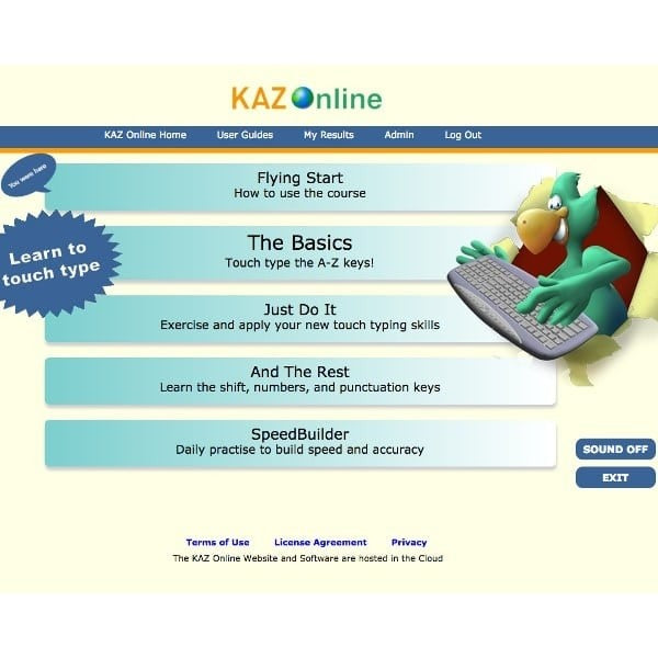 Kaz SEN/Dyslexia Typing Tutor – Online e-Learning – 12 Month