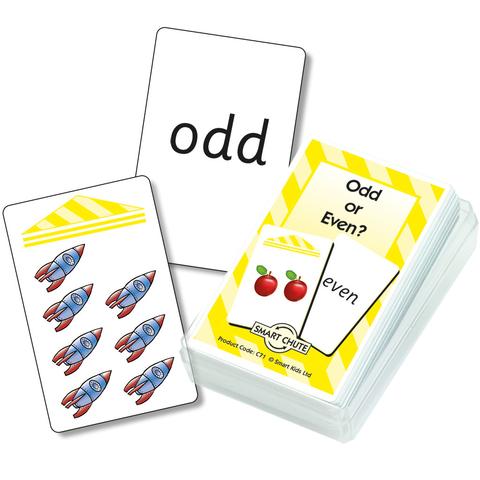 Odd or Even Numbers Chute Cards