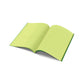 A4 - Project Book - 10mm Lined and Plain on Alternate Page Tinted (Green Cover)
