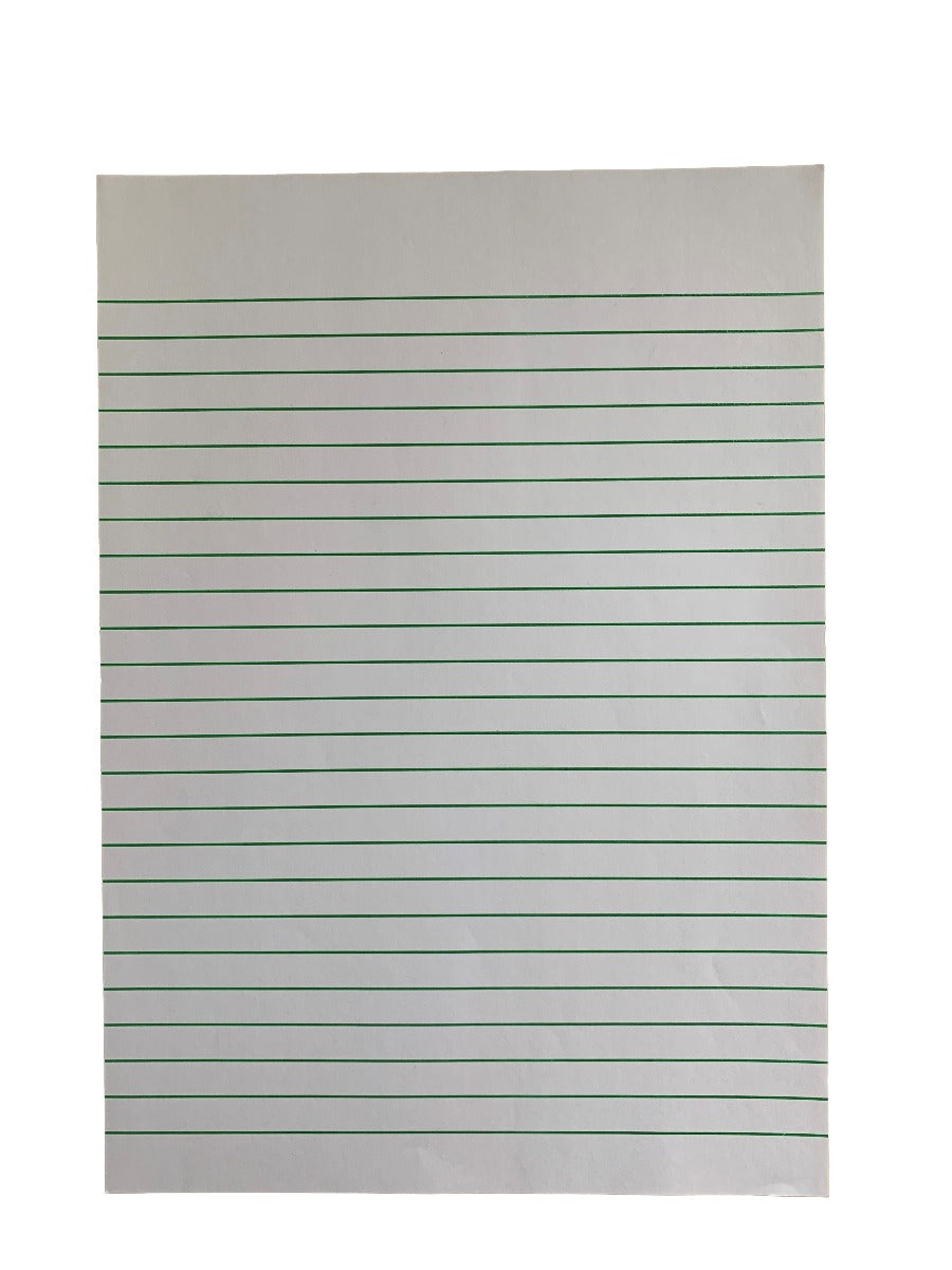 A4 Raised Line Handwriting Paper With Narrow Lines