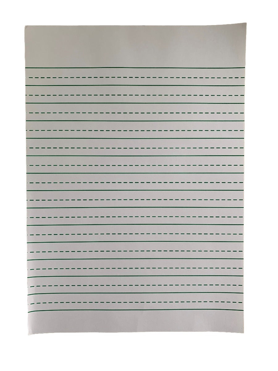 A4 Raised Wide Line Handwriting Paper