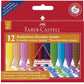 Faber-Castell Jumbo Grip Crayons (Pack of 12)