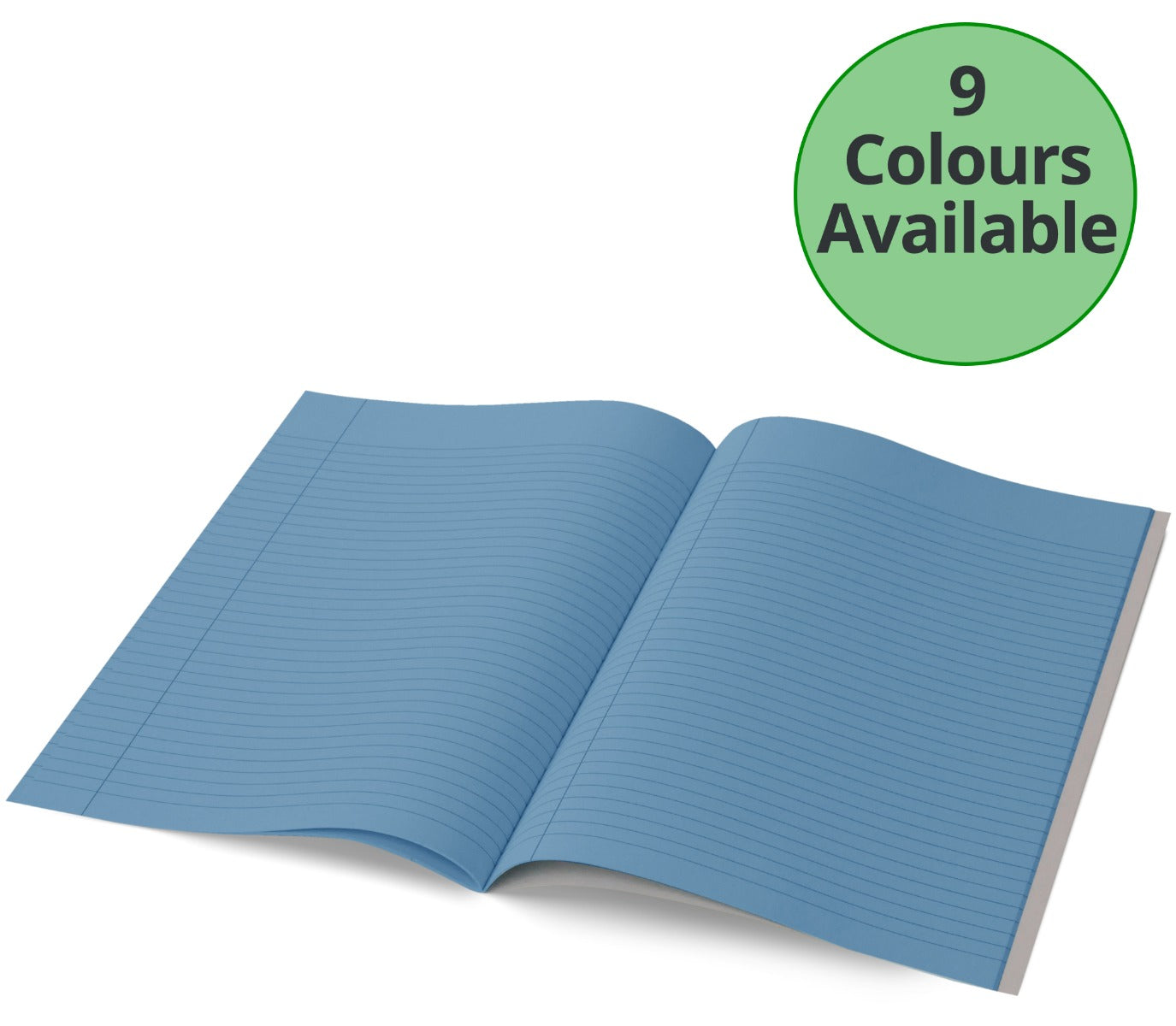 A4 - 7mm Lined Tinted Exercise Book - (Grey Cover)