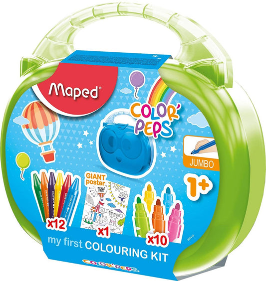 Maped Color'Peps My First Jumbo Colouring Activity Case (Age 1+)