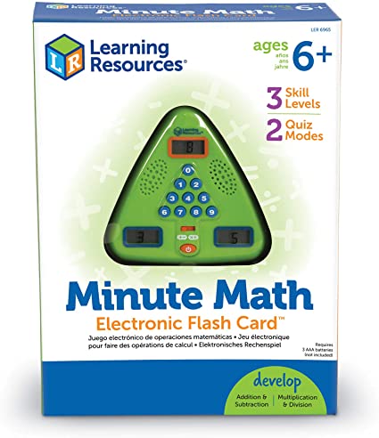Minute Math Electronic Flash Card - Learning Resources