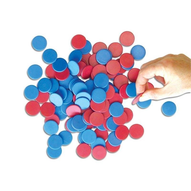 Double Sided Counters - Red-Blue