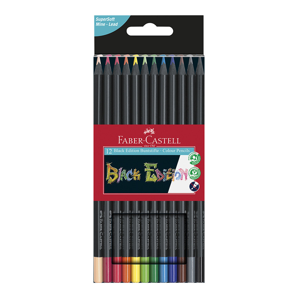 Faber-Castell Colour Pencils Black Edition 12x