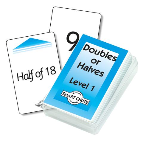 Double - Halves Chute Cards - Level 1